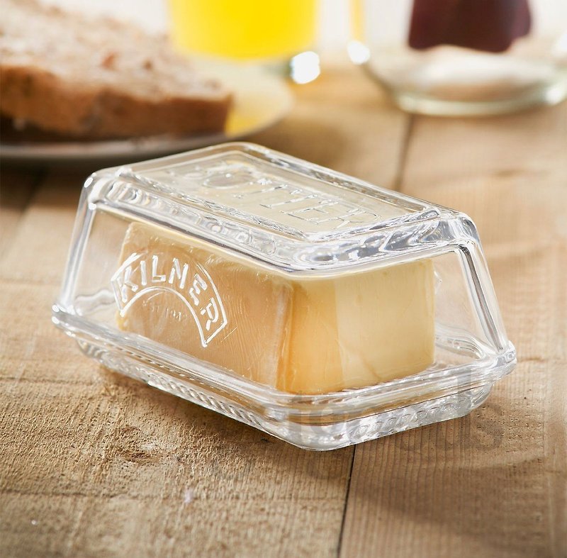 UK Kilner Glass cream box - Small Plates & Saucers - Glass 