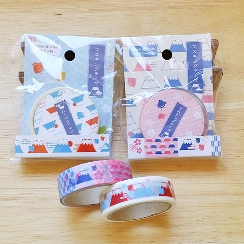 amifa 和紙膠帶 2入組【富士山 (27648)】 - 紙膠帶 - 紙 多色