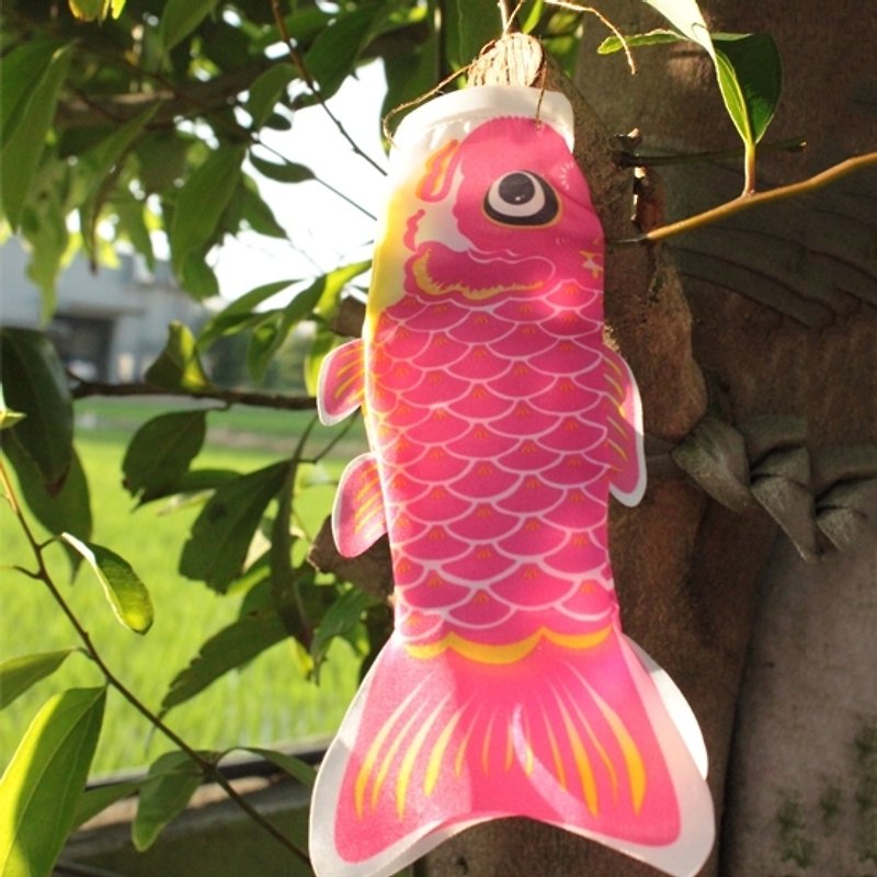 Taiwan Fish Flag 15 CM (Peach) - Items for Display - Other Materials Multicolor