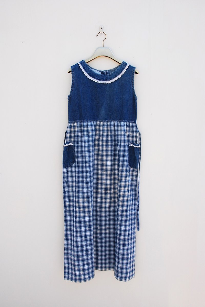 Vintage denim dress - One Piece Dresses - Other Materials 