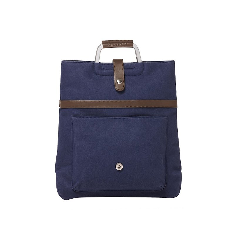 Clearance-Paide Portable Back Side Tri-use Bag-Blue - กระเป๋าเป้สะพายหลัง - วัสดุอื่นๆ หลากหลายสี