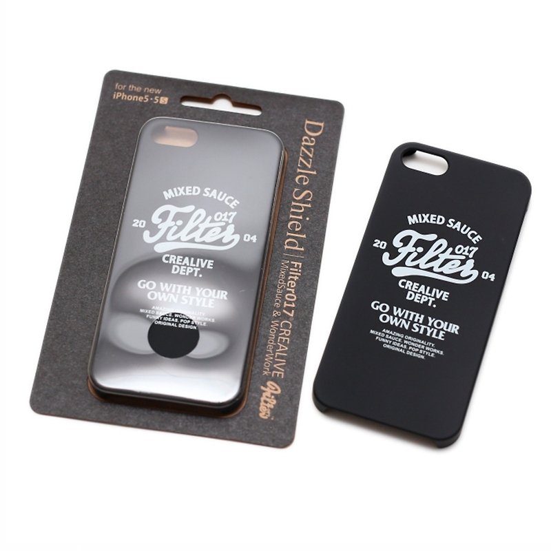  Filter017 - phone protective shell - Vintage Fonts iPhone Case - 5 / 5S phone protective shell retro fonts - Phone Cases - Plastic Black
