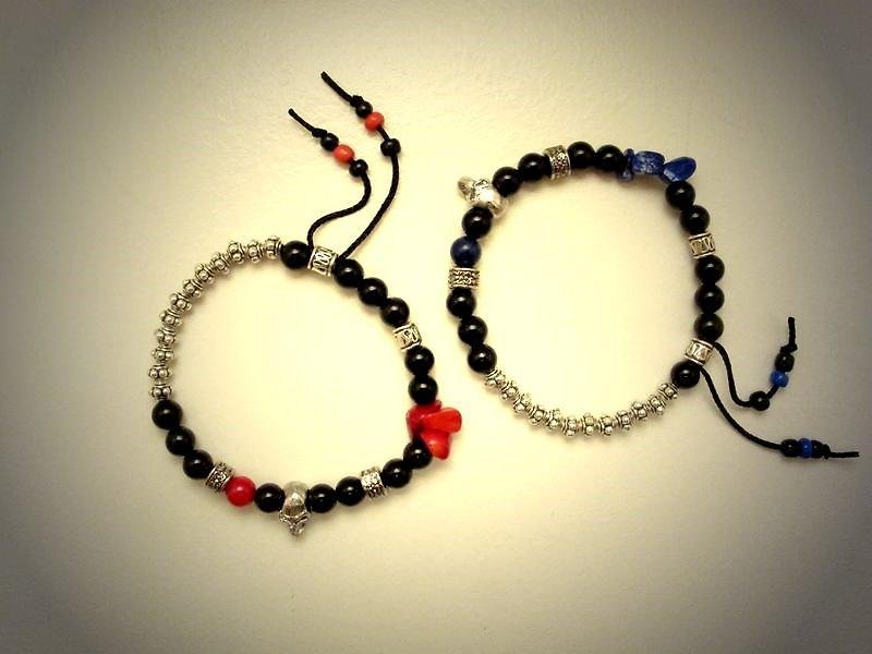 Skull fall Yinzhu series - Bracelets - Other Materials Multicolor