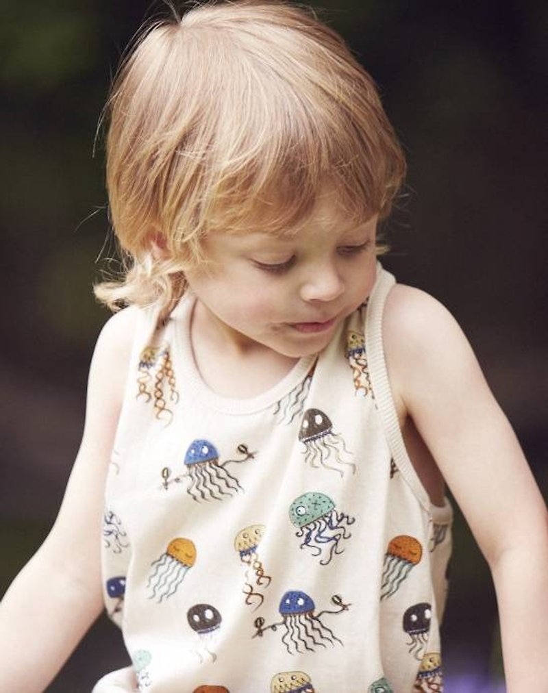 2014 Spring indikidual full version cute jellyfish sleeveless vest / top tank of jelly fish - Other - Cotton & Hemp Blue