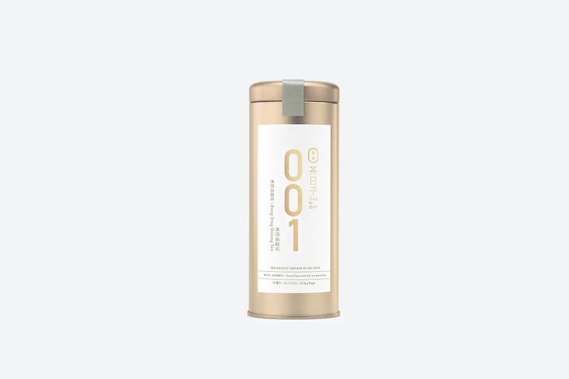 【Good Day Every Day】Dae 001 | Dongding Oolong Tea Single Can (12 tea bags/can) - Tea - Fresh Ingredients Gold
