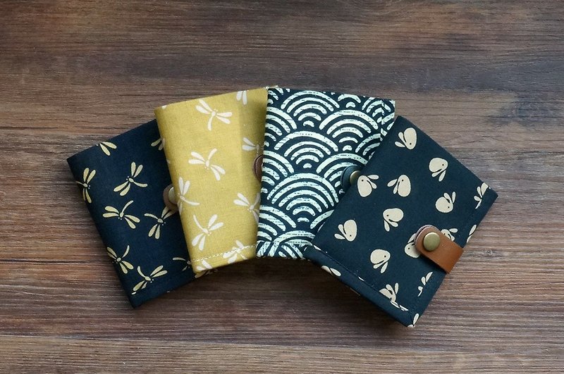 [Breeze] Japanese traditional patterns season short wallet - กระเป๋าสตางค์ - ผ้าฝ้าย/ผ้าลินิน หลากหลายสี