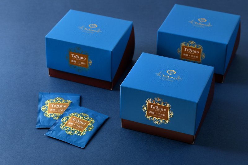【Te'Amo Black Tea Specialty】Tea Bag Box Series-Dimbula (20) - ชา - วัสดุอื่นๆ สีน้ำเงิน