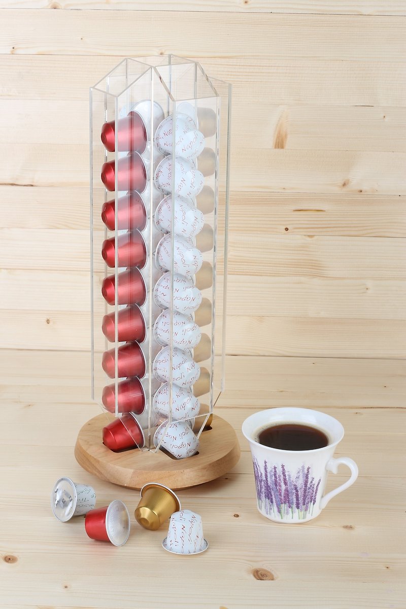 Coffee capsule holder (40 pcs) - Other - Acrylic Yellow