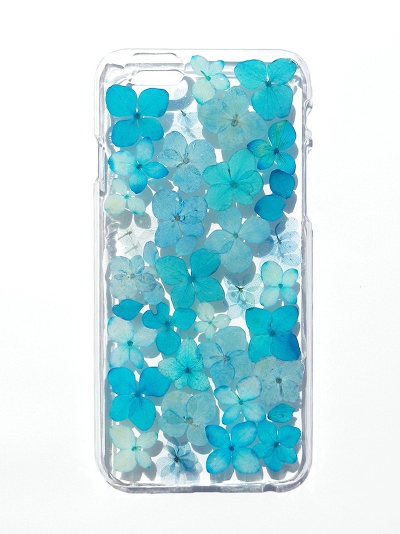 Anny's workshop hand-made Yahua phone protective shell, hydrangea series - อื่นๆ - พลาสติก สีน้ำเงิน