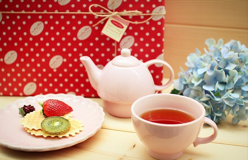 【母親節禮物組】英國Afternoon Tea甜美午茶時光組 - 茶壺/茶杯/茶具 - 其他材質 粉紅色