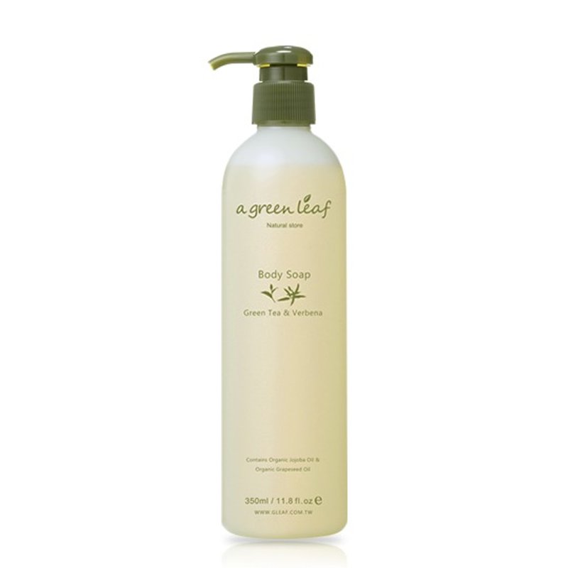 Green Tea & Verbena Body Soap (350ml) - บำรุงเล็บ - พืช/ดอกไม้ สีเขียว