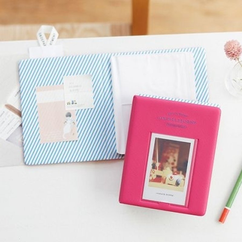 Polaroid memories Iconic- collection phase present V2.1 (72 in) - Bordeaux, ICO81753 - Photo Albums & Books - Plastic Pink