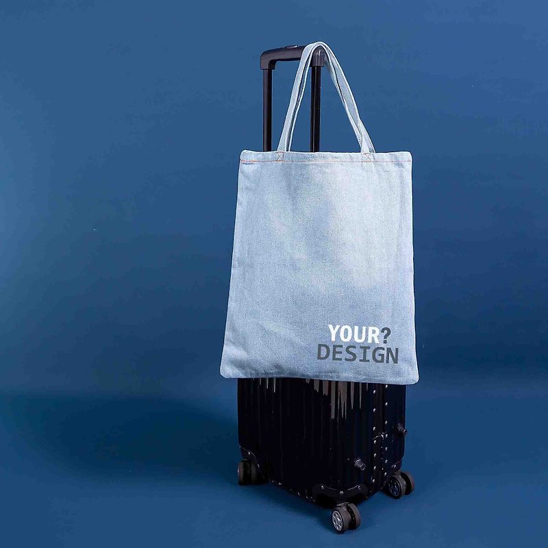 [kuroi-T]Customized ∣ Tannin shoulder bag - Messenger Bags & Sling Bags - Cotton & Hemp Blue