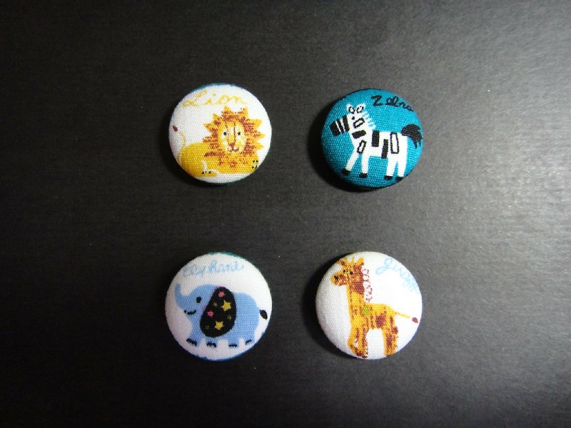 (C) Mini animal _ cloth badge buttons - Badges & Pins - Other Materials 