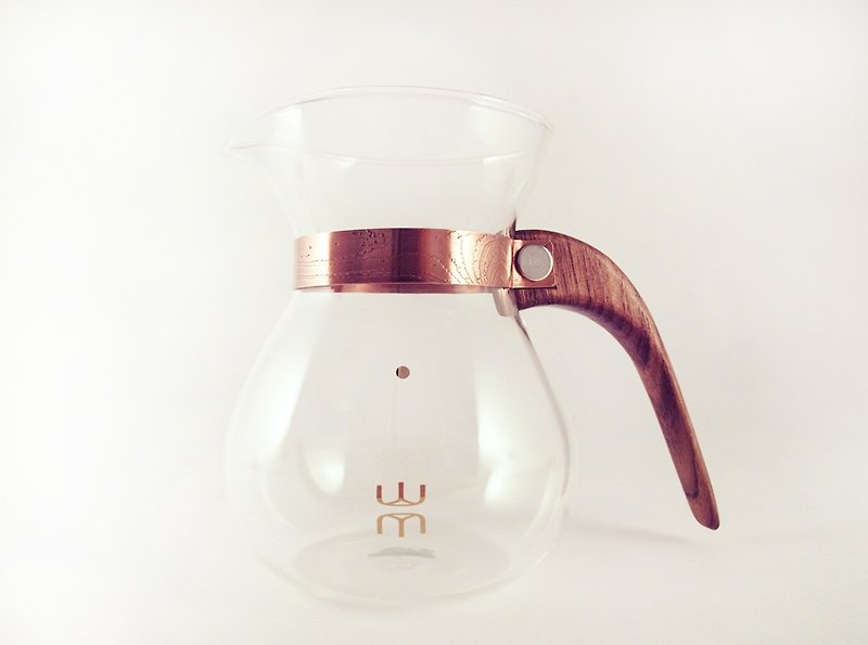 露‧La Rosee 木質手感咖啡壺-第二代-簡約款-柚木-需預購 - 咖啡壺/咖啡周邊 - 木頭 咖啡色