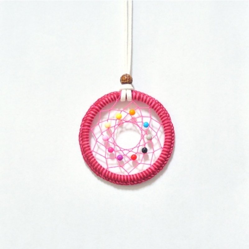 [DreamCatcher. Dream Catcher Necklace] - Necklaces - Other Materials Multicolor
