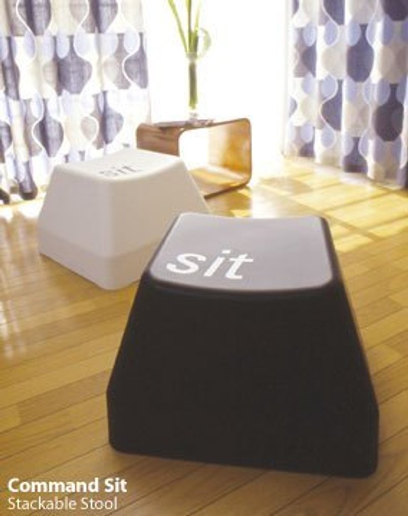 Command Sit 按鍵椅-白 - 擺飾/家飾品 - 塑膠 白色