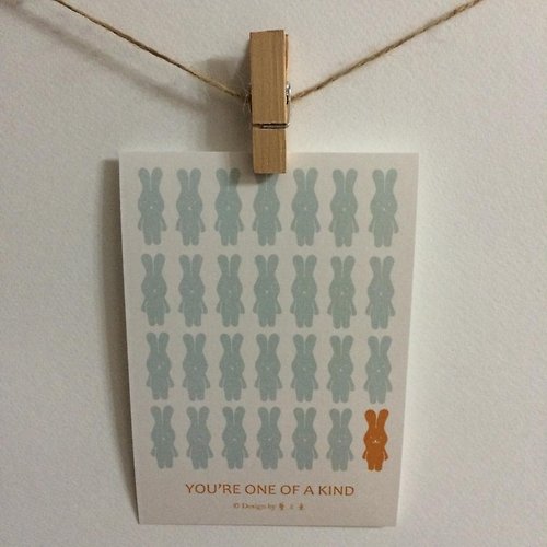 藝之魚 《藝之魚》YOU'RE ONE OF A KIND 卡片 明信片 --C0080