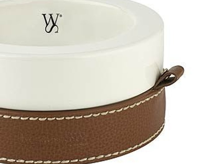 W&S] Elegant Pet Bowl Mat-Available in Brown and Black - Shop w-s