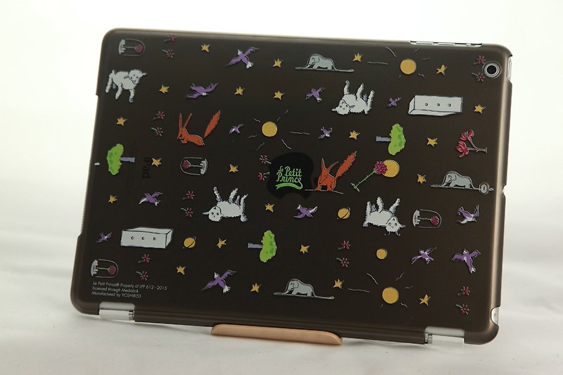 Little Prince Authorized Series - Little Prince Park (Black) <iPad/iPad Air> Protective case, AA05 - เคสแท็บเล็ต - พลาสติก สีดำ