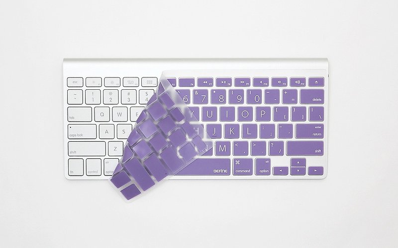 English BEFINE dedicated wireless keyboard protective film -Wireless KB special edition white on purple Lion (8809305221361) - Tablet & Laptop Cases - Other Materials Purple