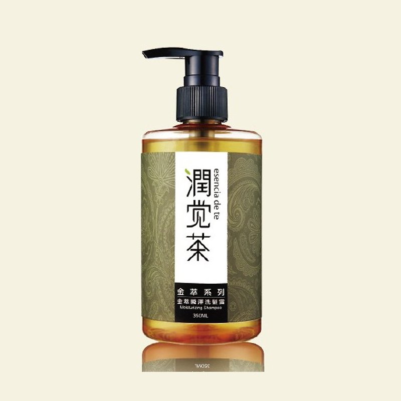 Fragrance [Tea Bao Runjue Tea] Jin Cui Instant Shampoo 350ml - Shampoos - Plants & Flowers Gold