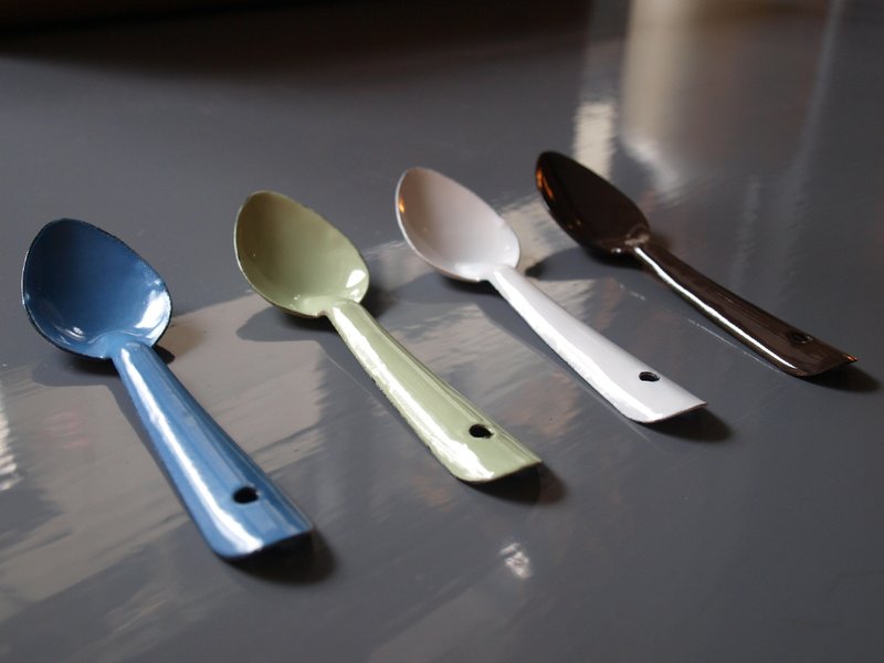 琺瑯湯匙 - 其他 - 其他材質 白色