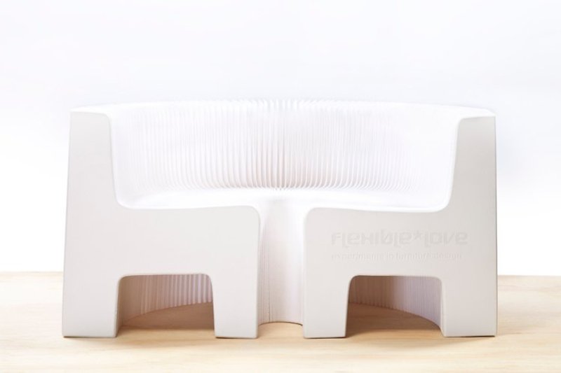 Flexibleloveミニ白モデルの椅子 - 置物 - 紙 ホワイト