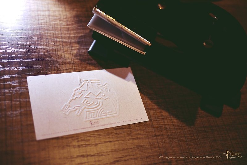 Customized stamp embossed x x x Relief x wedding invitations embossed business card stickers applicable - การ์ดงานแต่ง - วัสดุอื่นๆ 
