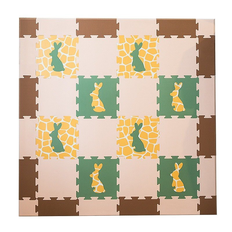 Rabbit jumping crawling mats - Happy Jungle - Other - Other Materials Green