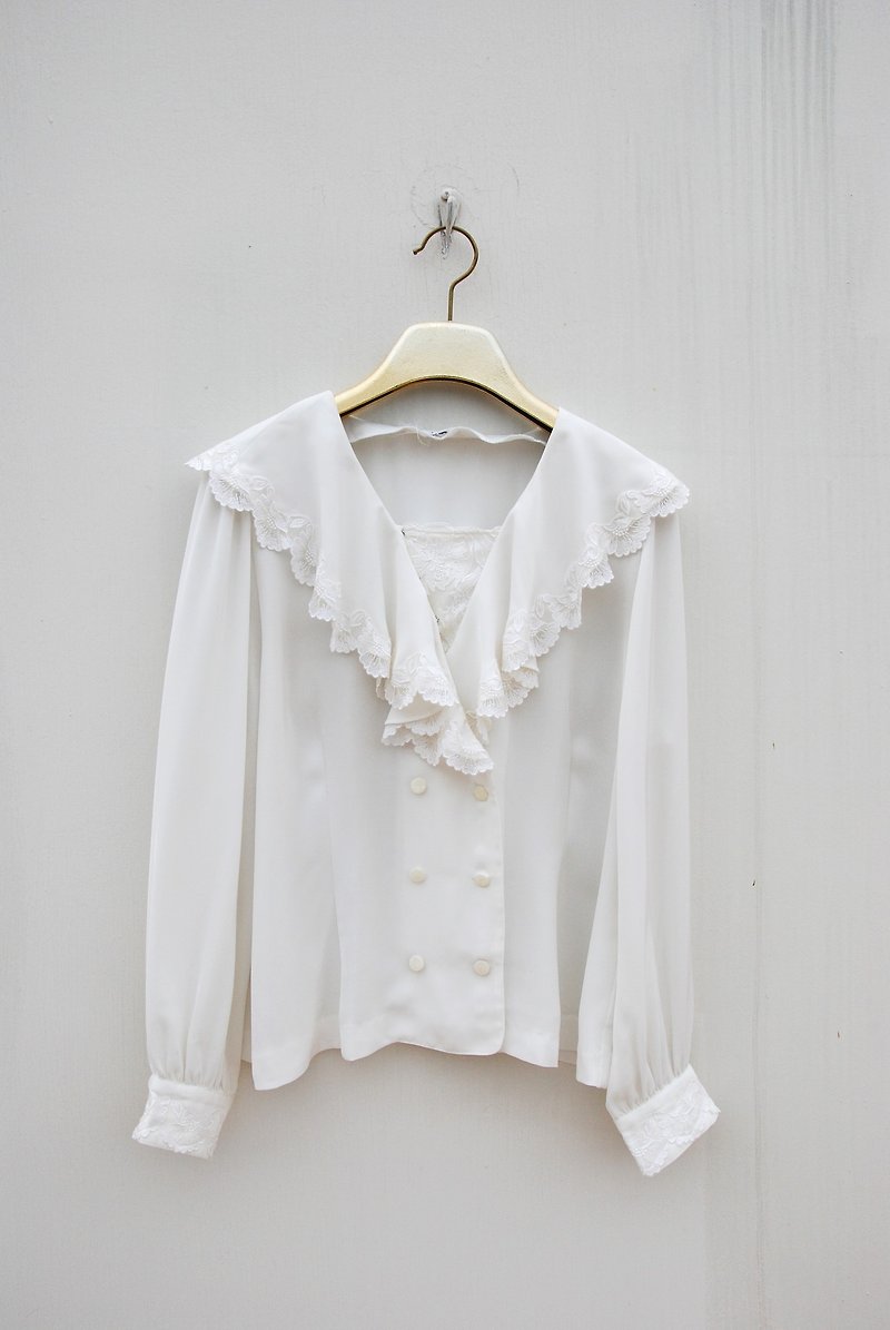 Old white shirt - Women's Shirts - Other Materials 