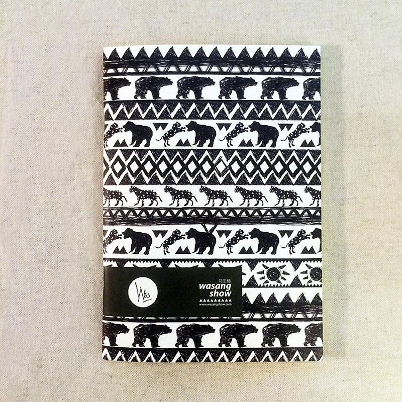 [Series] Rukai Bear Totem Panther notebook - สมุดบันทึก/สมุดปฏิทิน - กระดาษ สีนำ้ตาล