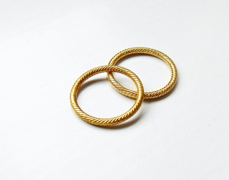 [Gift] Ring Stacking Rings Stacking - แหวนทั่วไป - โลหะ สีทอง