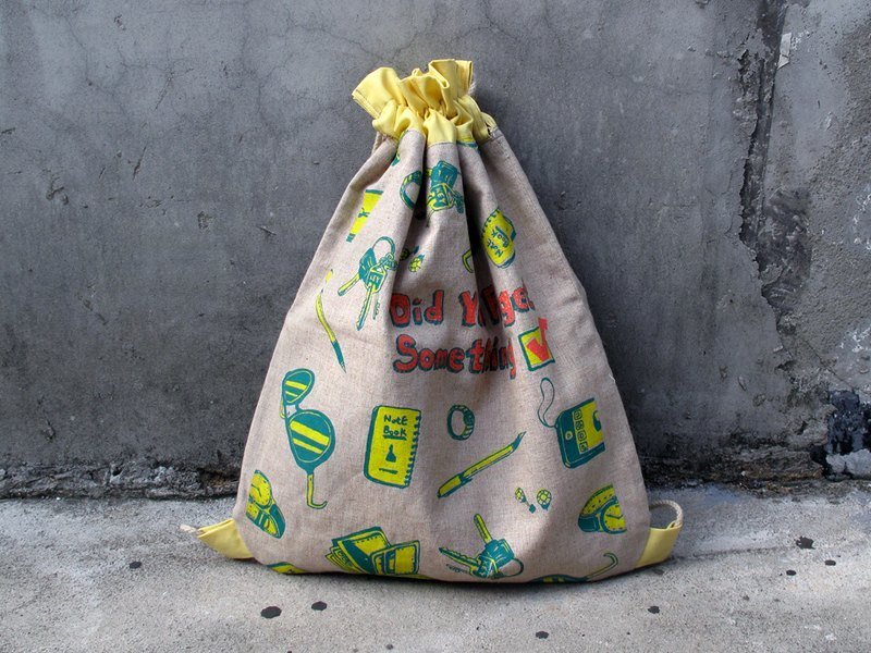 WenTi X after Drawstring backpack bag [Check] - กระเป๋าหูรูด - วัสดุอื่นๆ 