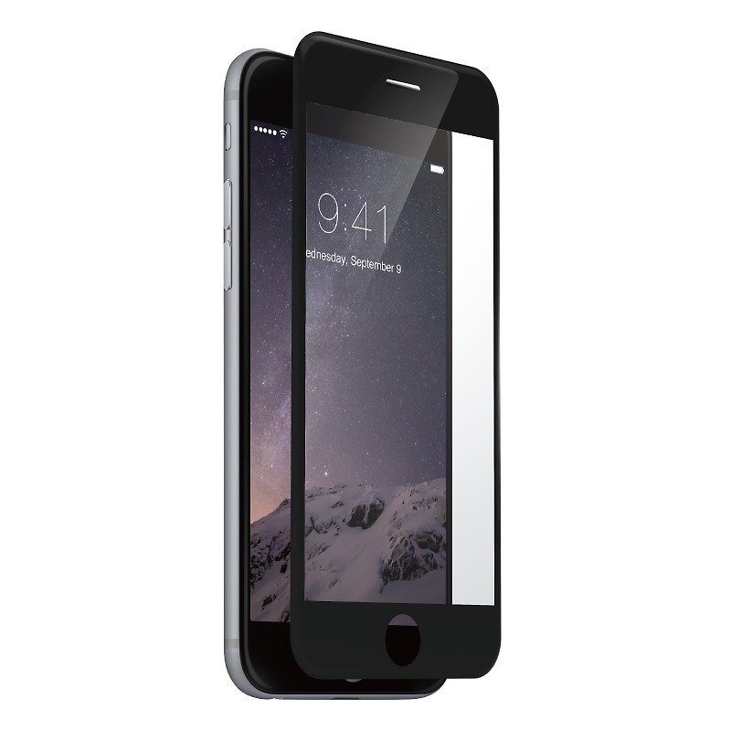 AutoHeal Crystal Clear 自動修理保護ステッカー iPhone6 Plus/6s Plus - スマホケース - プラスチック ブラック
