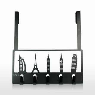 オールド・フレンズ限定ギフト【OPUS Dongqi Metal Works】アイアンドアリアフック/ネイルフリーフック-クラシック建築