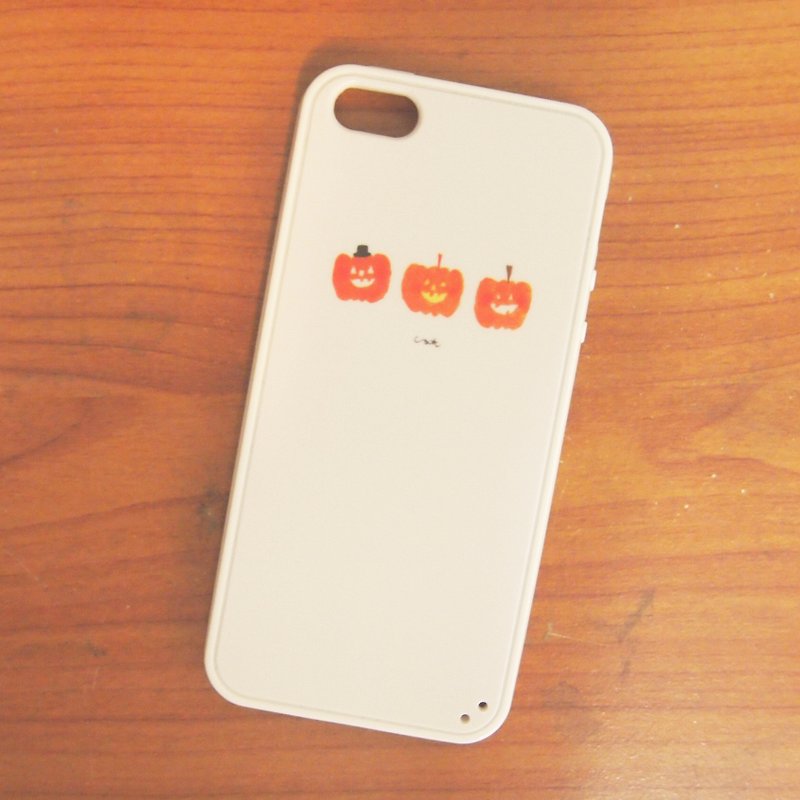 氏☎カボチャ/ iPhone5の電話シェル - スマホケース - プラスチック オレンジ
