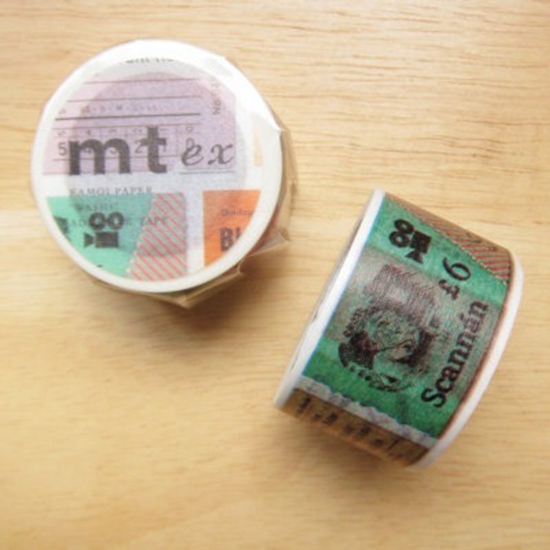 mt and paper tape mt ex [ticket (MTEX1P77)] - Washi Tape - Paper Multicolor