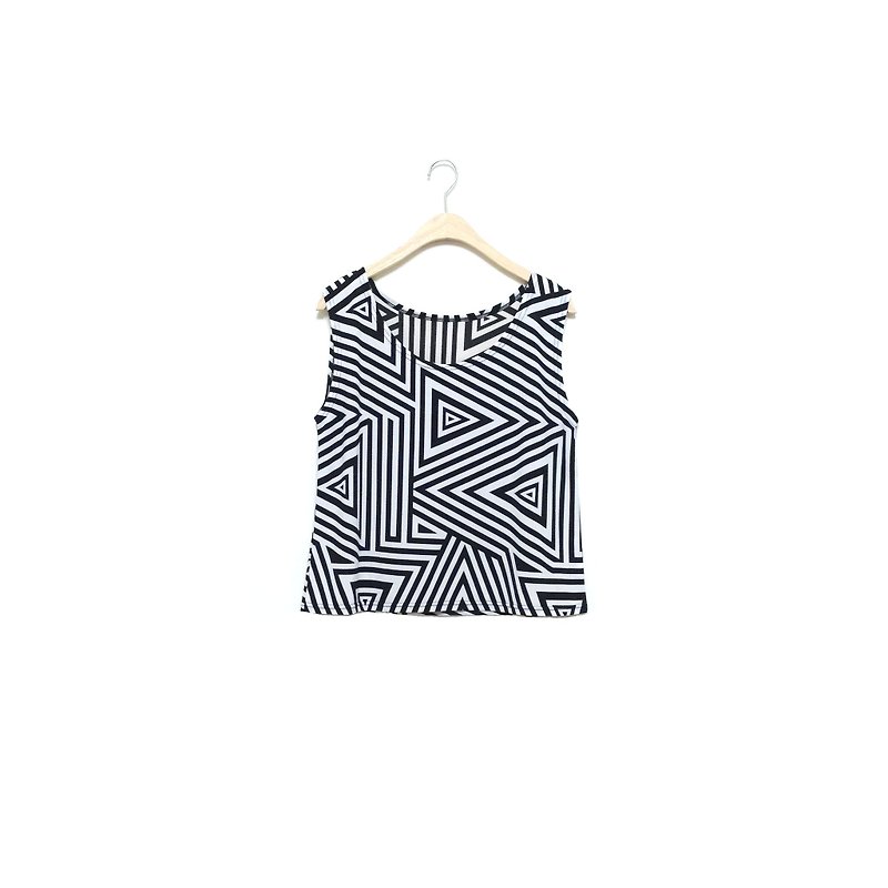 │ │ priceless knew geometric triangle VINTAGE / MOD'S - Women's Vests - Other Materials 