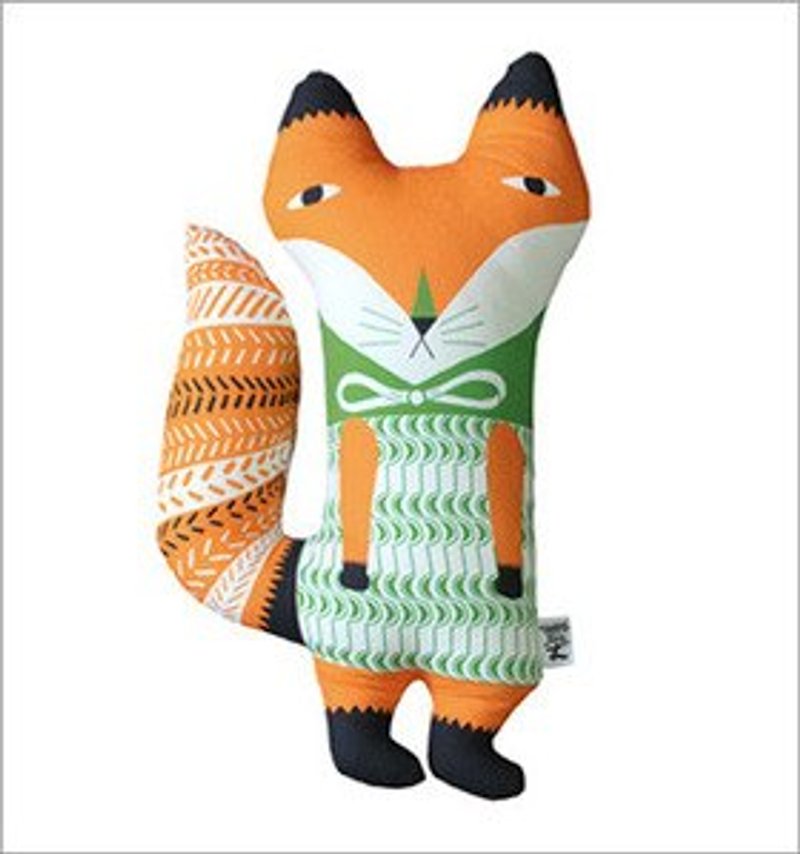 狐狸 Barol --手作抱枕娃娃 - 枕頭/抱枕 - 棉．麻 多色