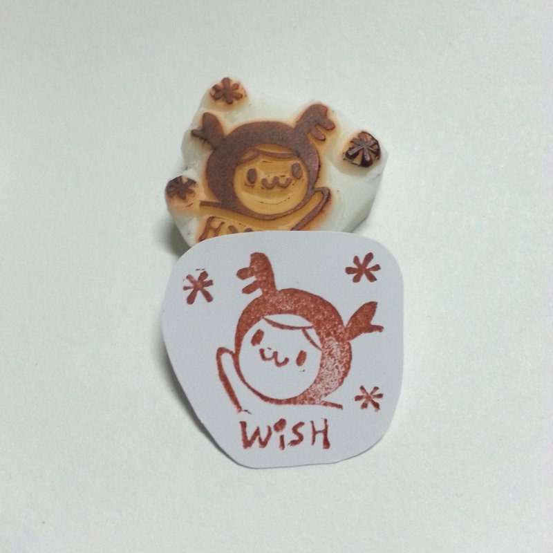橡皮章-Wish - 其他 - 橡膠 