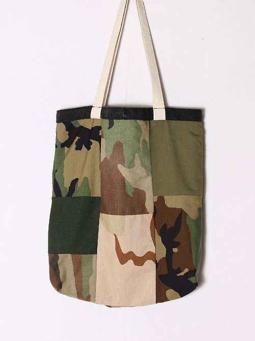 Denim patch】Denim Patchwork Tote bag - Navy (TB261) - Shop ad-lib Handbags  & Totes - Pinkoi