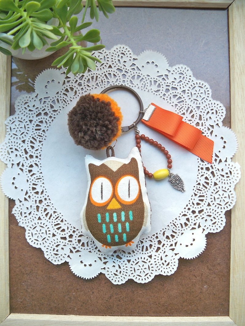 Cute Owl-Q - Keychains - Other Materials Multicolor
