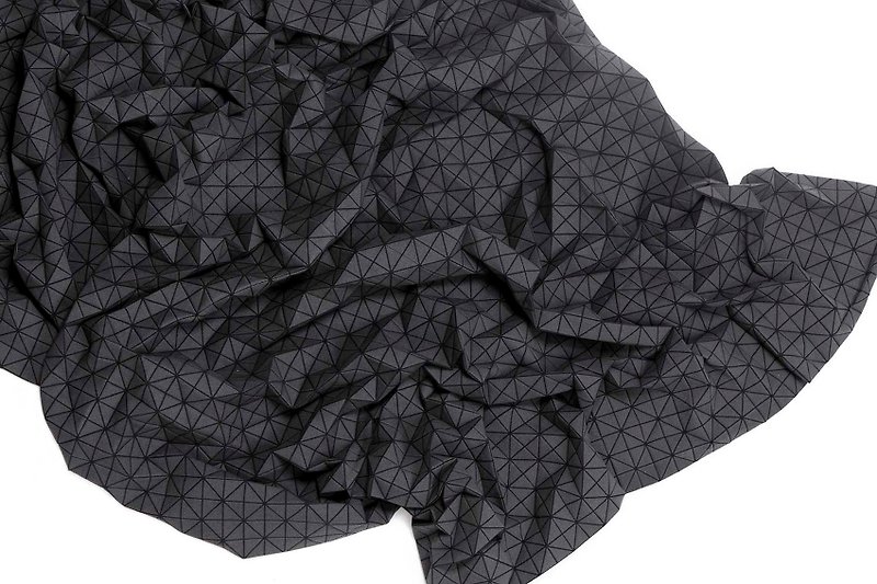 Folding A-Part 棉毯 黑 - 棉被/毛毯 - 其他材質 黑色