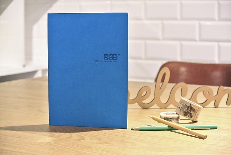 365 take note calendar IV v.1 [Deluxe Edition] - blue print product ▲ ▲ - ปฏิทิน - กระดาษ สีน้ำเงิน