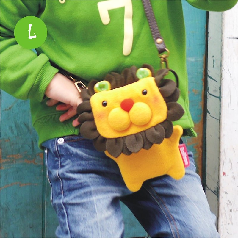 "Balloon" Phone Case-Petal Lion (Large Model) - ID & Badge Holders - Other Materials Yellow