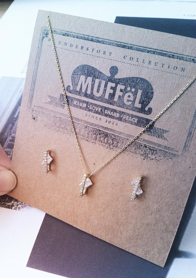 MUFFëL ◊簡約◊ 系列 - 立體設計項鍊 - Necklaces - Other Metals Khaki