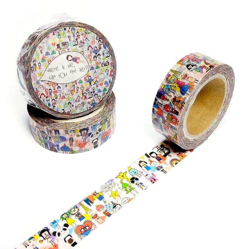 yohand masking tape - Washi Tape - Paper Multicolor