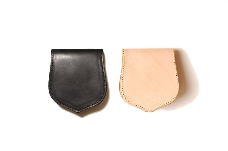 Shield Short Wallet-Shield Short Wallet - กระเป๋าสตางค์ - หนังแท้ สีดำ
