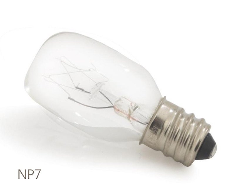 Replacement Bulbs- NP7 - เทียน/เชิงเทียน - แก้ว สีเทา